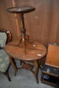 Two period style occasional tables