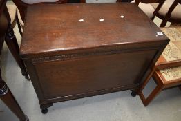 A vintage priory style blanket box.