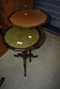 Two reproduction wine tables (not a pair)