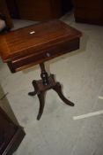 A reproduction side table of small proportions, width approx. 40cm