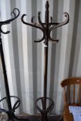 A traditional painted hat stand