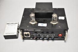 A Studiospares valve mic preamplifier and a Phono preamp.