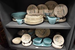 An extensive collection of mid century Crown Devon 'Meadow flower' dinner service, some of the block