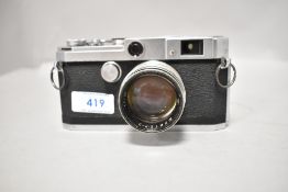 A Canon L3 No535949 with Jupiter 50mm 15f lens No690668