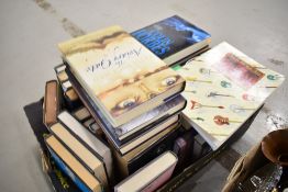 A selection of mixed hard back literature