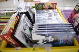 A selection of comedy and action DVD's