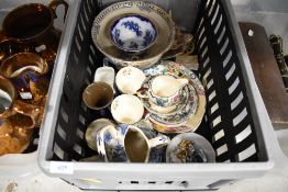 A selection of mixed ceramics including Royal Cauldon