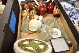 A selection of musical maracas and glass bottles