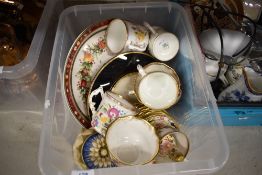 A selection of ceramics including Hammersley Queen Anne