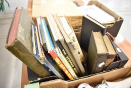 A selection of mixed books including Kew Gardens