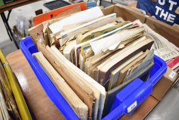 A selection of vintage piano and sheet music