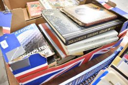 A selection of mixed text books including Air Almanac 1979 and 1980