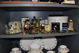A selection of ladies perfumes and scent bottles including Miss Dior, Le Dix, Yves Saint Laurent