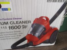 A Daewoo vacuum cleaner in box.