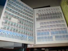 Seven assorted philatelic stamp albums with collections from around the world including various