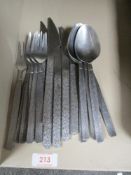 A selection of mid century Stephenson Stockport cutlery or flatwares