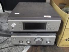 Two Sony mini hifi seperates, MHC-S3 and ST-S3