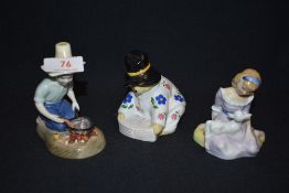 Two Royal Doulton figurines to include River boy and Mary had a little lamb, also included is a