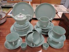 A Woods Ware Beryl pattern part tea and dinner service
