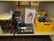 Two G-Comm CB radio receiver sets with a selection of spares and accessories