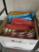 A selection of vintage and retro curtains and fabrics