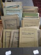 A collection of vintage 1920s French acting editions.
