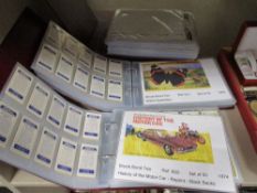 Five albums of vintage Brooke Bond tea card sets including The race into space, Asian Wildlife and