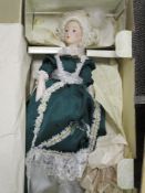 Two boxed 20th century Franklin Heirloom Dolls