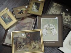 Julia M Shillito, (20th century), an oil painting, parlour dogs, signed and dated 1900, 22 x 29cm,