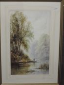 Fred Pearson, (19th/20th centuty), a watercolour, The Norfolk Broads, signed and attributed verso,