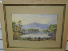 William Taylor Longmire, (1841-1914), a watercolour, Lakeland landscape, signed and dated 1887, 24 x
