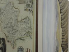 (20th century), a watercolour, landscape, 27 x 39cm ,mounted framed and glazed, 43 x 52cm, and (20th