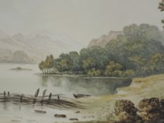 James Glover, (19th/20th century), attributed to, a watercolour, Ullswater, initialled and