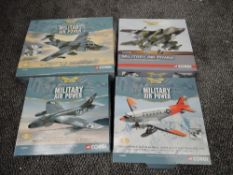 Four Corgi mixed scale Aviation Archive Military Air Power Aeroplanes, AA32704 Limited Edition 1: