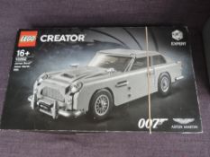 A Lego Creator Expert set, James Bond Aston Martin DB% 10262, not checked for completeness