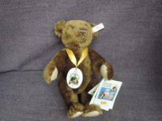 A Limited Edition Steiff Bear, Teddy Bear 28, 150th Anniversary of Margaret Steiff 1997, 670206,