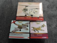 Three Corgi 1:72 scale diecast Aviation Archive models, AA34204 Thunder in the Skies Boeing Vertol