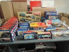 A collection of diecast Pepsi related diecast and plastic vehicles including Matchbox, Buddy L,