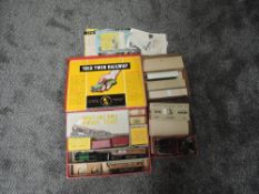 A TTR Trix Twin Railway part set including 0-4-0 LNER Loco & Tender, Carriages, Wagons and extra
