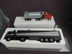A NZG 1:50 scale diecast Articulated Wagon, 1748s Sattelzug Maschine and a Conrad 1:50 scale diecast