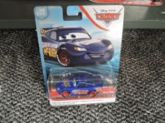 Twenty Two Mattel Disney Pixar metal Cars, all in blister packs