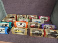 Fifteen Brumm 1:43 scale diecasts comprising Revival Cyclecar 1-8, Fiat R9-R12, R14, R16 and R23,