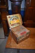 An early 20th century Day and Sons universal medicine chest. 24CM. X 38CM. Some damages to labels,