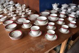A group of modern Japanese RC foliate patterned dinner and teawares, sold together with a