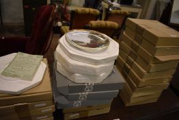 A selection of Wedgwood and Bradford exchange collectors plates, mostly boxed. To include The