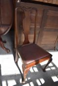 A group of fifteen miscellaneous Queen Anne style dining chairs.