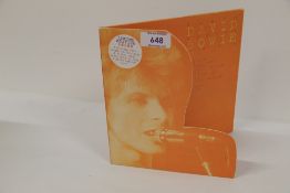 A Santa Monica 1972 picture disc ep by David Bowie - limited edition of 15000 - number 13422 - a
