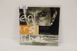 A David Bowie ' 7 years in Tibet ' limited edition - clear vinyl