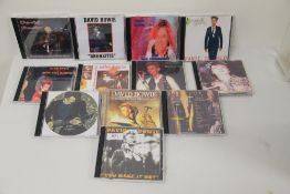 A lot of David Bowie rare recordings compact discs - rare shows and live recordings, demos and