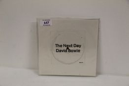 A David Bowie ' next day ' square shaped disc - limited and hard to find